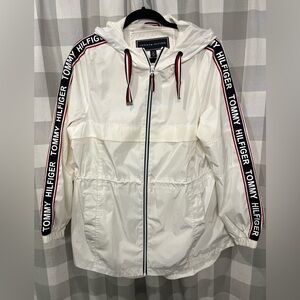 Tommy Hilfiger White Zip-Up Jacket